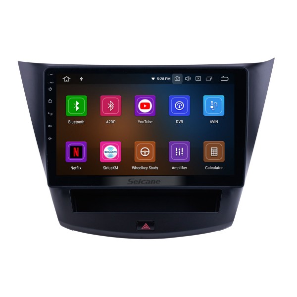 Écran tactile HD 10,1 pouces Android 13.0 pour Wuling Hongguang S Radio Système de navigation GPS Bluetooth Prise en charge de Carplay Caméra de recul