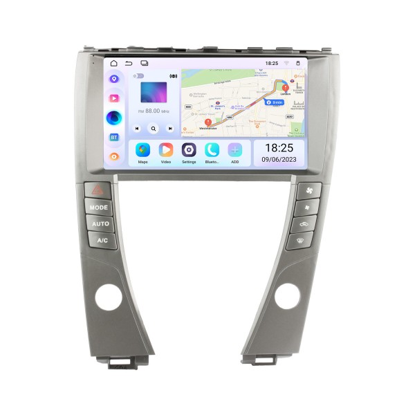 Pour 2006-2012 LEXUS ES240 ES350 Radio Android 13.0 HD Écran tactile 9 pouces Système de navigation GPS avec prise en charge Bluetooth Carplay DVR