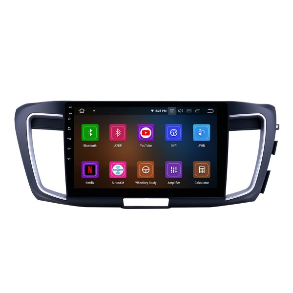 Écran tactile HD 10,1 pouces Android 13.0 pour 2013 HONDA ACCORD RHD Radio Système de navigation GPS Prise en charge Bluetooth Carplay Caméra de recul
