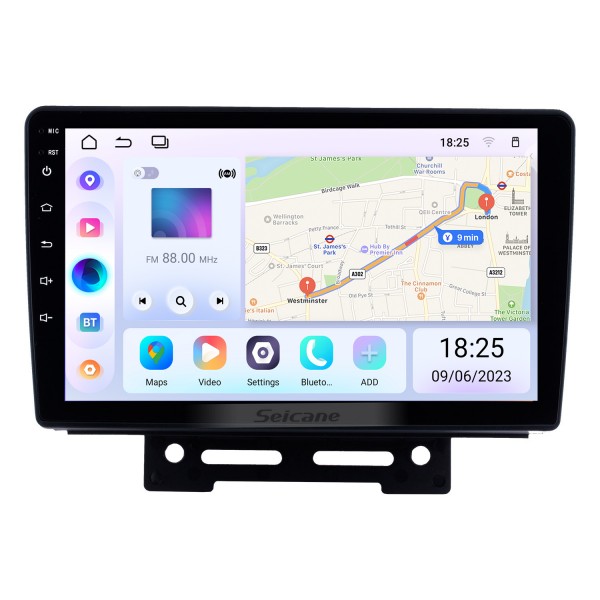 2012 2013 2014 Geely Emgrand EC7 Android 14.0 Navigation GPS Autoradio WiFi AM FM Radio Bluetooth Musique Lien Miroir OBD2 Caméra de recul Commande au volant MP3