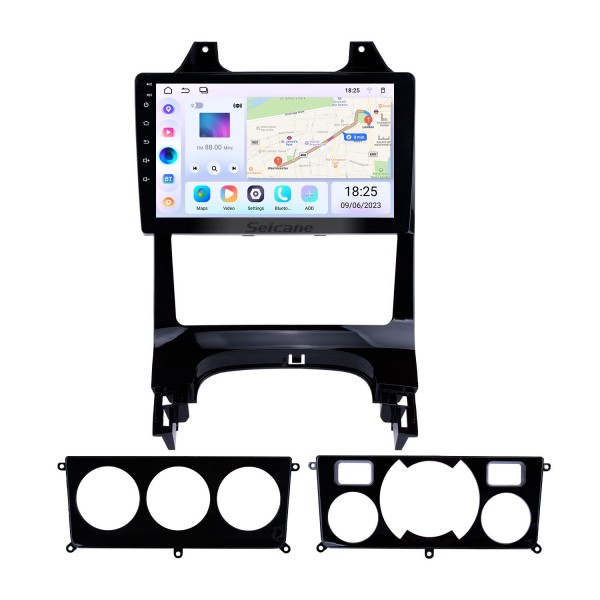 Autoradio tout-en-un Android 14.0 HD à écran tactile 9 pouces pour 2009-2012 Peugeot 3008 LHD avec musique Bluetooth Système de navigation GPS USB Wifi Prise en charge des commandes au volant DVR Caméra de recul OBD2