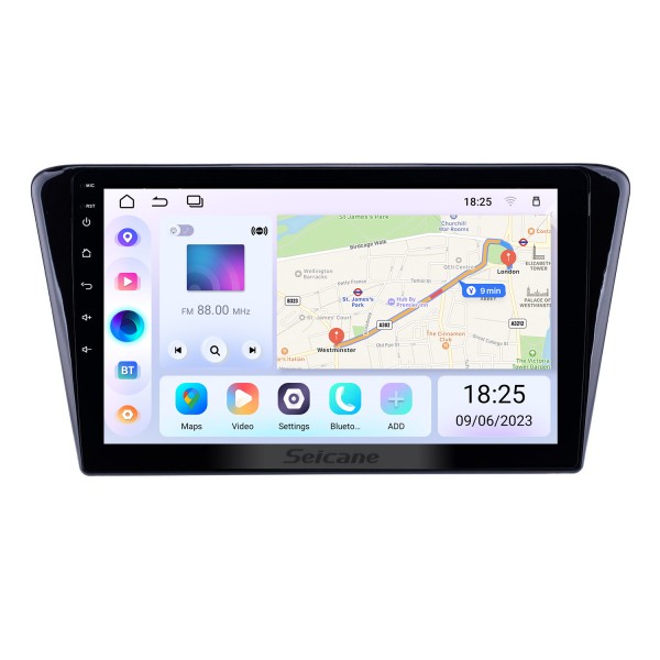 2014 Peugeot 408 Écran tactile Android 14.0 Unité principale de 10,1 pouces Stéréo Bluetooth avec prise en charge USB AUX WIFI DAB + OBD2 DVR Commande au volant
