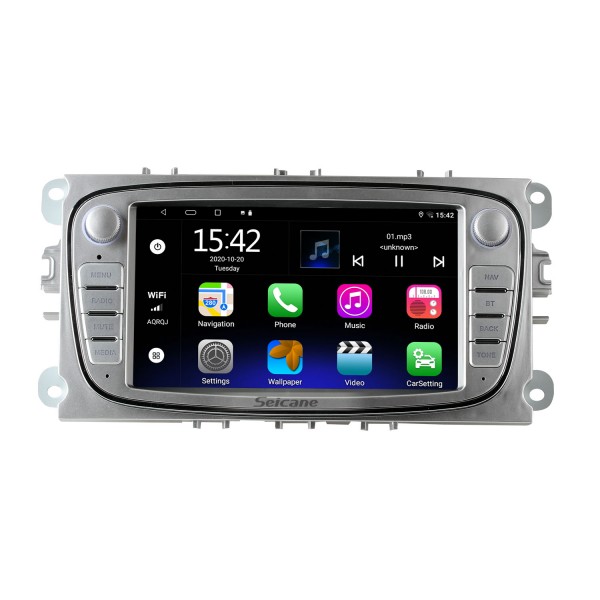 Radio de haute qualité de 7 pouces pour 2004-2013 Système de navigation GPS FORD FOCUS avec prise en charge Bluetooth HD à écran tactile WIFI TPMS DVR Carplay DAB +