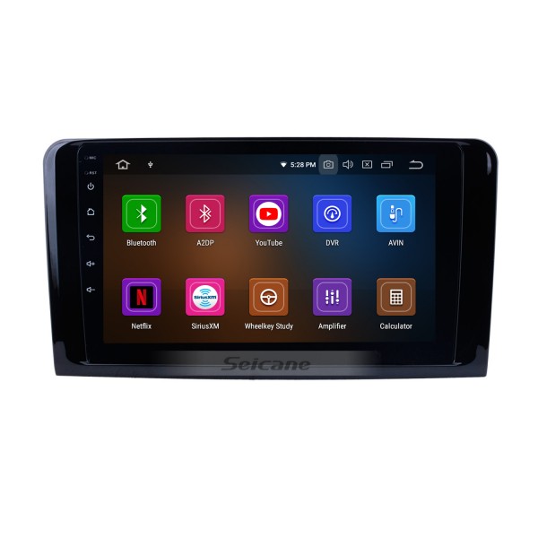 Android 12.0 2005-2012 Mercedes Benz Classe GL X164 GL300 GL350 GL420 GL450 GL500 GL550 ML Classe W164 Autoradio Navigation Système audio de voiture Multi-touch Écran capacitif Radio RDS Bluetooth Musique DVD 4G WiFi Lien Miroir OBD2