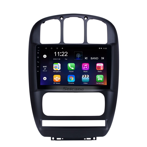 Radio de navigation GPS 10,1 pouces Android 13.0 pour 2006-2012 Chrysler Pacifica avec prise en charge Bluetooth à écran tactile HD Caméra de recul Carplay