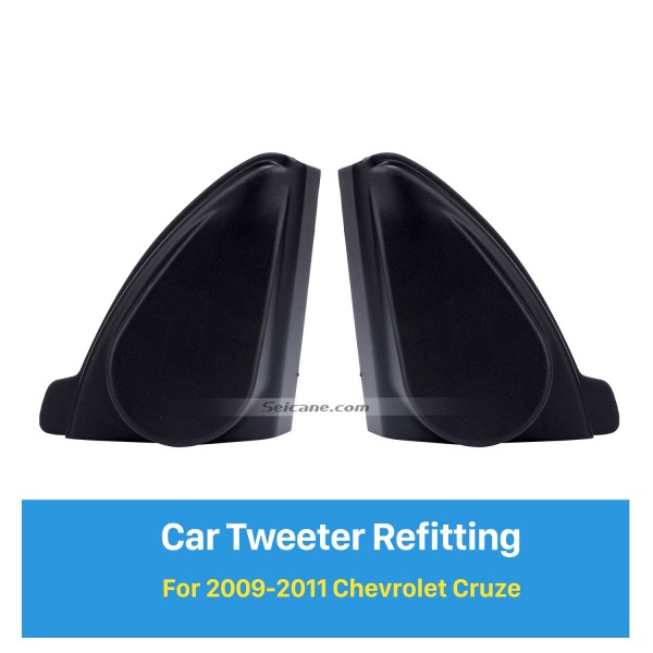 Car Horn Refit Installation stéréo Tweeter Refitting Boxes pour 2009 2010 2011 Chevrolet Cruze Audio Angle Angle Angle 2pcs