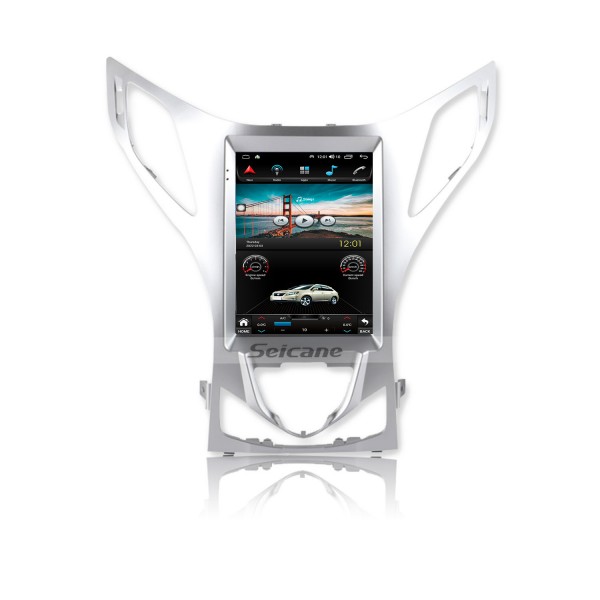 OEM 9,7 pouces Android 10.0 pour 2011-2012 HYUNDAI Azera Radio Système de navigation GPS avec écran tactile HD Bluetooth Carplay Support OBD2 DVR