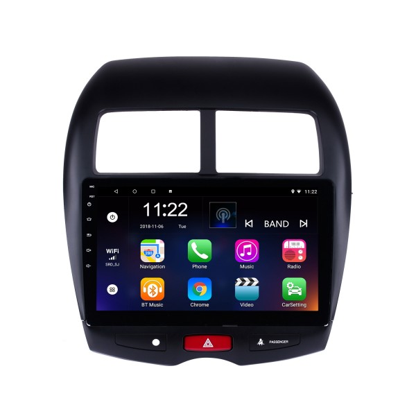 10,1 pouces 2010-2015 Mitsubishi ASX Peugeot 4008 1024 * 600 HD Écran tactile Android 10.0 Radio GPS avec Sat Nav Bluetooth USB WIFI DVR OBD2 Lien miroir 1080P Vidéo