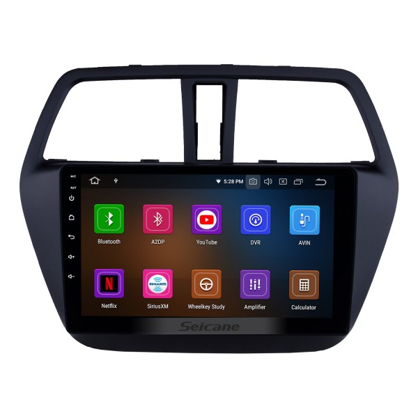 2013-2016 Suzuki SX4 S-Cross Android 12.0 Radio de navigation GPS 9 pouces avec Bluetooth AUX HD Écran tactile USB Prise en charge de Carplay TPMS DVR Télévision numérique