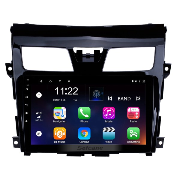 10,1 pouces Aftermarket Android 10.0 HD Système de navigation GPS à écran tactile pour 2013 2014 2015 2016 2017 NISSAN TEANA ALTIMA avec prise en charge de la radio Bluetooth USB WiFi DVR OBD II Commande au volant de la caméra arrière