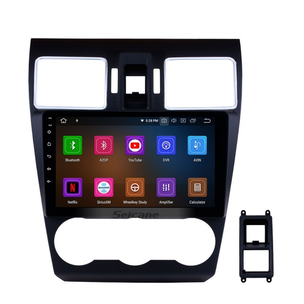 Android 12.0 Écran tactile HD de 9 pouces dans le tableau de bord Unité principale de radio pour 2014 2015 2016 Subaru Forester Navigation GPS Musique Bluetooth Prise en charge du système audio USB Caméra de recul TV numérique 1080P Vidéo DVR Commande au 