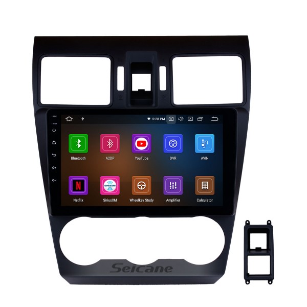 9 pouces Android 12.0 2014 2015 2016 Subaru Forester Bluetooth Radio Système de navigation GPS avec lien miroir TPMS OBD DVR Caméra de recul TV 4G WIFI