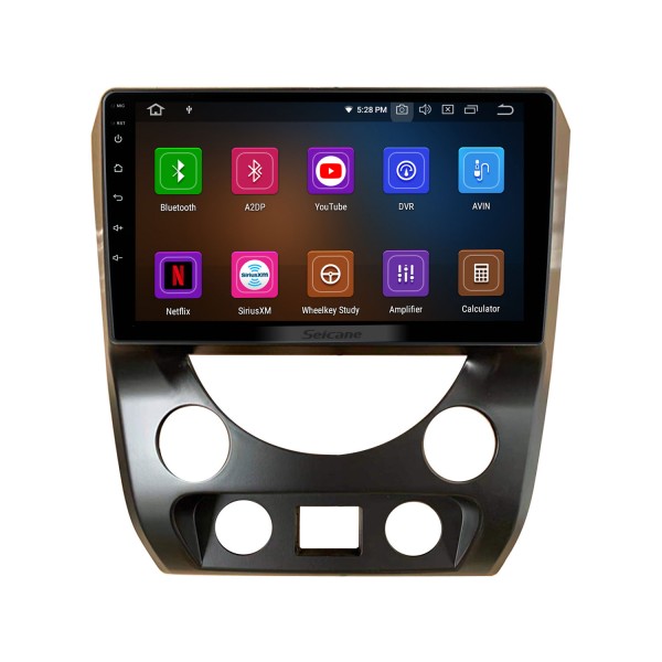 9 pouces Android 13.0 pour 2014-2016 SSANG YONG REXTON W Système de navigation GPS stéréo avec Bluetooth OBD2 DVR HD Caméra de recul à écran tactile
