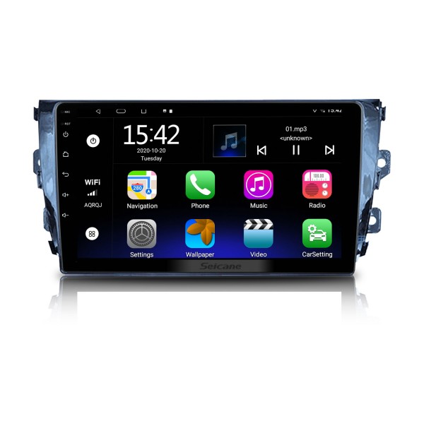 10.1 pouces Android 13.0 pour 2014 zotye T600 Radio de navigation GPS avec prise en charge Bluetooth Carplay TPMS DVR