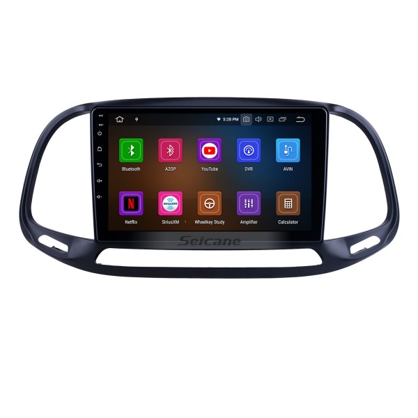 Écran tactile HD 9 pouces pour 2015 2016 2017 2018 2019 Fiat Doblo Radio Android 13.0 Système de navigation GPS Bluetooth WIFI Carplay support DSP