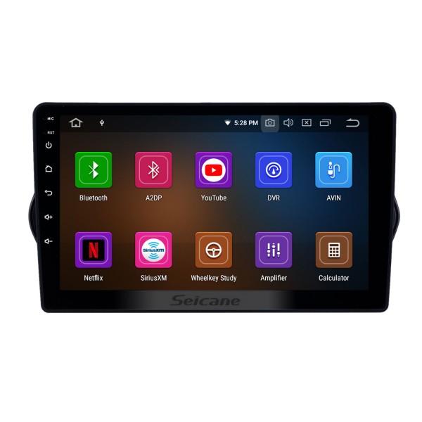 Écran tactile HD 2015-2018 Fiat EGEA Android 12.0 9 pouces GPS Navigation Radio Bluetooth WIFI Support USB Carplay DAB + TPMS OBD2