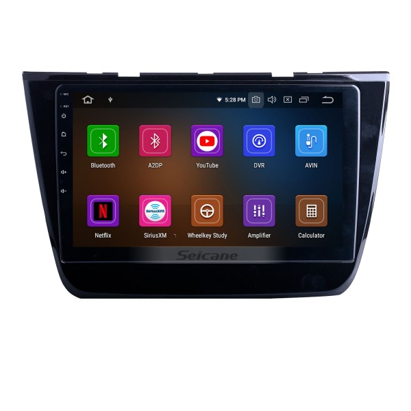 Android 13.0 Pour 2017 2018 2019 2020 MG-ZS Radio 10,1 pouces Système de navigation GPS Bluetooth AUX HD Écran tactile Prise en charge de Carplay SWC