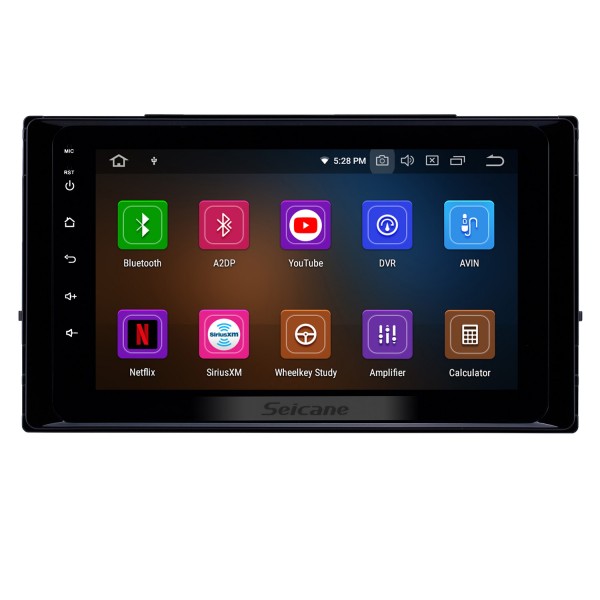 8 pouces Android 12.0 Radio de navigation GPS pour 2017-2019 Toyota Corolla Bluetooth Wifi HD Écran tactile Musique Carplay Prise en charge USB DVR Télévision numérique 1080P Vidéo