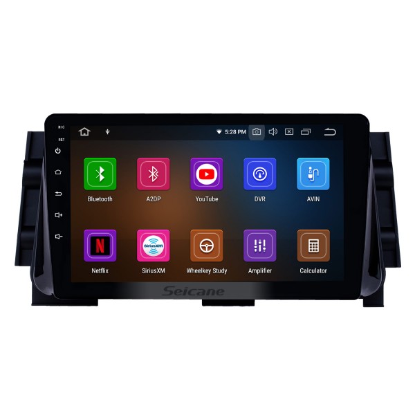 10,1 pouces 2017-2020 Nissan Micra KICKS Android 12.0 Radio de navigation GPS Bluetooth HD Écran tactile AUX USB Musique Prise en charge de Carplay 1080P Lien miroir vidéo