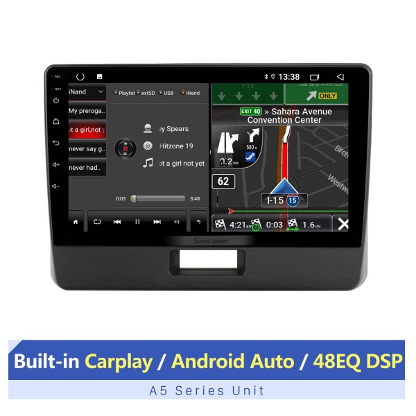 9 pouces Android 13.0 pour 2019-2022 SUZUKI CARRY système de navigation GPS stéréo avec caméra de recul Bluetooth OBD2 DVR TPMS