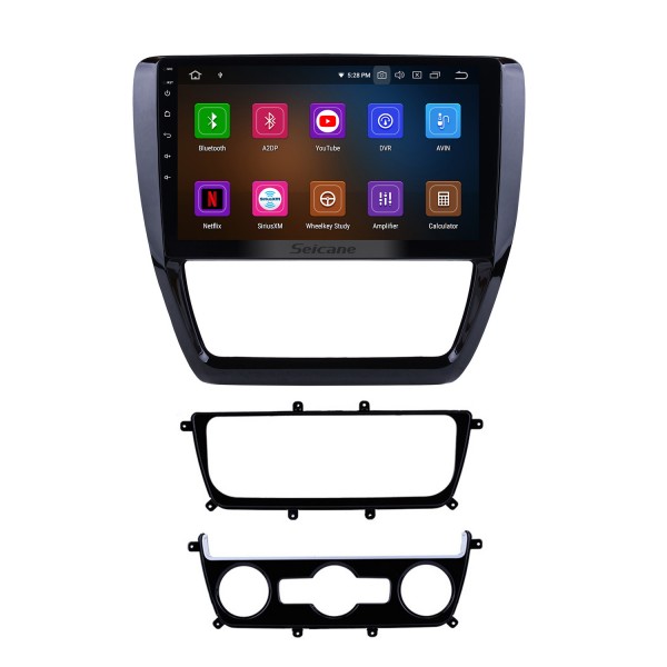 10,2 pouces 2015 VW Volkswagen SAGITAR Radio Système de navigation GPS Android 5.0.1 avec 1024 * 600 écran tactile Bluetooth Music OBD2 DVR TV 4G WIFI commande au volant USB Quad Core Miroir lien Caméra de recul