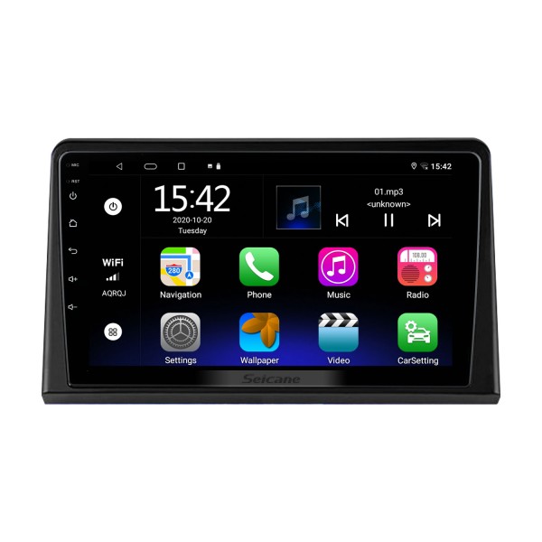 OEM 9 pouces Android 14.0 pour 2018 HYUNDAI SONATA Radio Système de navigation GPS avec écran tactile HD Prise en charge Bluetooth Carplay OBD2 DVR TPMS