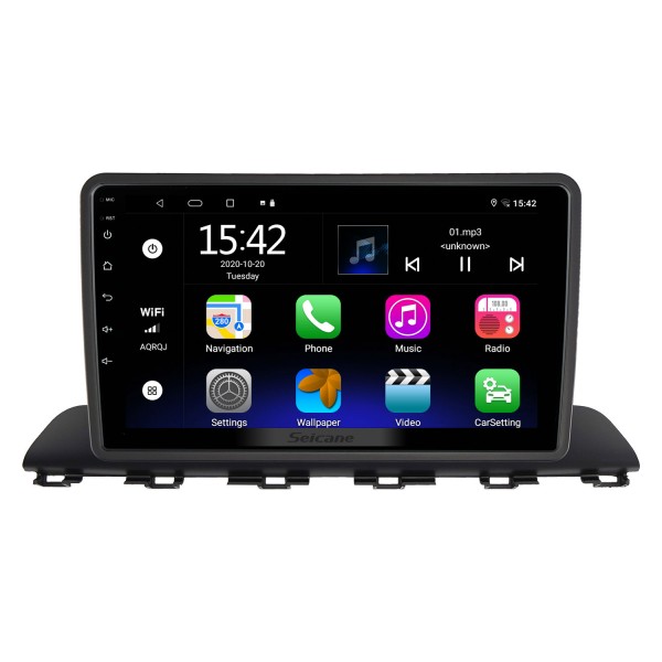 Android 13.0 HD Écran tactile 9 pouces pour HYUNDAI HB20 2021 Radio Système de navigation GPS avec prise en charge Bluetooth Caméra arrière Carplay