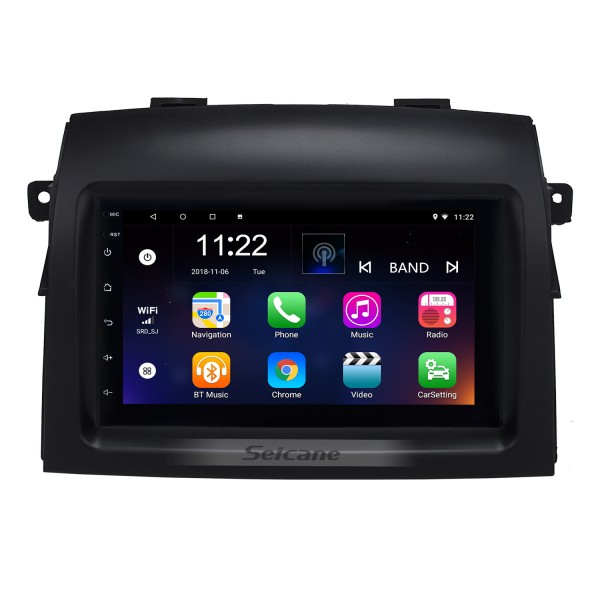 Android 13.0 7 pouces HD écran tactile 2 Din unité principale de radio pour 2004-2010 Toyota Sienna système de navigation GPS Bluetooth téléphone WIFI prise en charge vidéo 1080P USB commande au volant caméra de recul