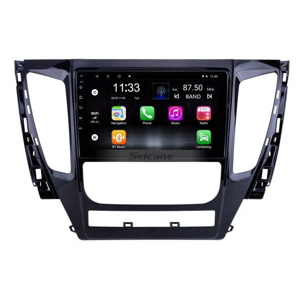 9 pouces Android 13.0 pour 2015 2016 2017 Mitsubishi Pajero Sport Radio Système de navigation GPS avec écran tactile HD Bluetooth support Carplay DVR