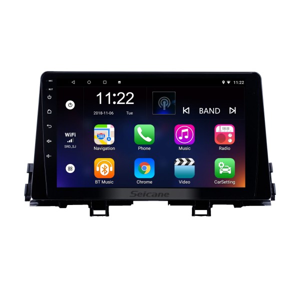 Pour 2016 2017 2018 2019 KIA Picanto Morning Android 13.0 HD Écran tactile 9 pouces Unité principale Bluetooth GPS Navigation Radio avec prise en charge AUX WIFI DVR SWC Carplay