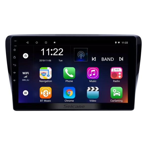 Radio de navigation GPS 10,1 pouces Android 13.0 pour 2017-2019 Venucia M50V avec prise en charge Bluetooth à écran tactile HD Caméra de recul Carplay