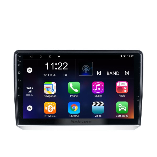 Pour autoradio universel Android 13.0 HD à écran tactile Système de navigation GPS de 10,1 pouces avec support WIFI Bluetooth Carplay DVR