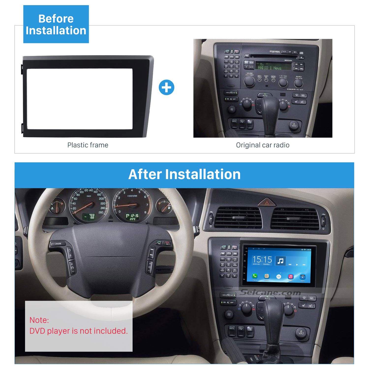 2 Din Car Radio Fascia Pour 1998 1999 2000 2001 2002 2003