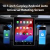 10,1 pouces pour Toyota Hyundai Kia Nissan Volkswagen Suzuki Honda Radio universelle avec écran HD rotatif à 180 ° Navigation GPS Bluetooth WIFI prise en charge Carplay DVR SWC