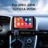 9 pouces Android 13.0 pour 2003-2008 TOYOTA WISH système de navigation GPS stéréo avec Bluetooth OBD2 DVR TPMS caméra de recul