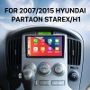 Android 10.0 Carplay 9 pouces 1920 * 720 Écran complet pour 2007 2008 2009-2015 HYUNDAI PARTAON STAREX/H1 Radio de navigation GPS avec écran tactile HD