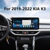 12,3 pouces Android 12.0 pour 2019 2020 2021 2022 Système de navigation GPS stéréo KIA K3 avec prise en charge de l'écran tactile Bluetooth Caméra de recul