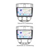 10,1 pouces Android 14.0 pour 2004 2005 2006-2013 CHEVROLET LACETTI 2004 2005 2006 2007 BUICK EXCELLE Système de navigation GPS stéréo avec prise en charge d'écran tactile Bluetooth Caméra de recul