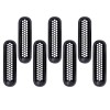 Accessoires de voiture Ensemble de grille avant en plastique ABS noir pour 2007-2016 Jeep Wrangler Mesh Cover 7pcs