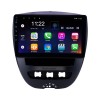 10,1 pouces Android 14.0 2005-2014 radio de navigation GPS avec GPS Bluetooth et écran tactile tactile Ayigo Toyota Aygo avec support TPMS DVR Carplay SWC