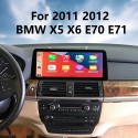 Pour 2011 2012 BMW X5 X6 E70 E71 Radio 12,3 pouces Android 10.0 HD Système de navigation GPS à écran tactile avec prise en charge Bluetooth Carplay OBD2