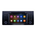 7 pouces Android 12.0 Radio de navigation GPS pour 1996-2003 BMW Série 5 E39 avec USB AUX Bluetooth Wifi HD Écran tactile Carplay support TPMS TV numérique