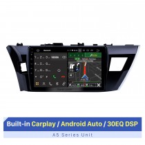 10,1 pouces Android 10.0 pour Toyota Corolla 11 2012-2014 2015 2016 E170 E180 Radio système de navigation de rechange 3G WiFi OBD2 Bluetooth musique caméra de recul commande au volant vidéo HD 1080P