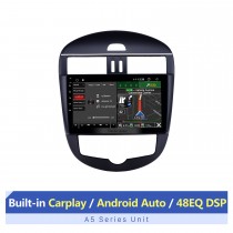 10,1 pouces Android 10,0 Radio de navigation GPS pour 2011 2012 2013 2014 Nissan Tiida Auto A/C avec écran tactile HD Prise en charge Bluetooth USB Carplay TPMS DVR