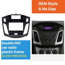173 * 98mm Double Din Car Radio Fascia pour 2011 2012 2013 Ford Focus Audio Cadre Installation Dash plaque de garniture de panneau Kit