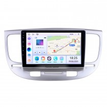Écran tactile HD 9 pouces pour 2007 Kia Rio Radio Android 14.0 Système de navigation GPS avec prise en charge Bluetooth USB Caméra de recul Carplay
