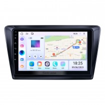 Android 14.0 HD Touchscreen 9 pouces pour 2017 Skoda Rapid Radio Système de navigation GPS avec support Bluetooth Carplay Caméra arrière