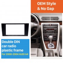 173 * 98mm 2Din 2000 2001 2002 2003 2004 Audi A4 Autoradio Fascia Panneau Face Plaque Installation Dash Cadre de montage