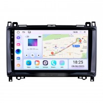Radio de navigation GPS Android 14.0 9 pouces pour 2000-2015 VW Volkswagen Crafter Mercedes Benz Viano / Vito / Classe B W245 / Sprinter / Classe A W169 avec prise en charge de l&amp;amp;#39;écran tactile WiFi Bluetooth Carplay DVR
