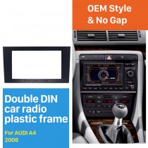 173 * 98mm Double Din 2006 Audi A4 Panel Radio voiture Fascia Autostereo kit cadre Audio Version Bezel